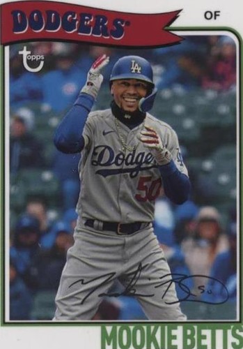 2023 Topps 1988 Topps Mookie Betts #2T88-39 | eBay