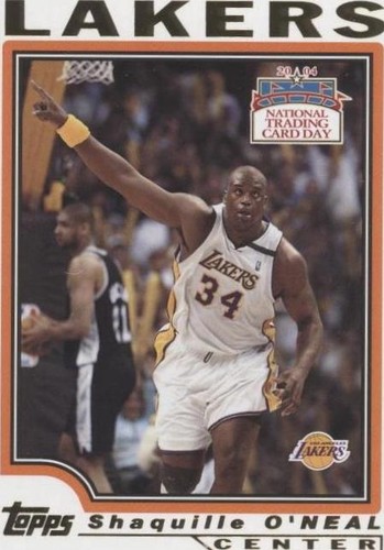 2004 National Trading Card Day - Shaquille O'Neal #9