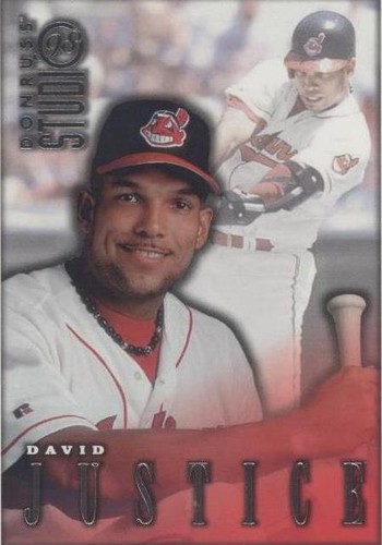 1998 Donruss Studio - David Justice #188