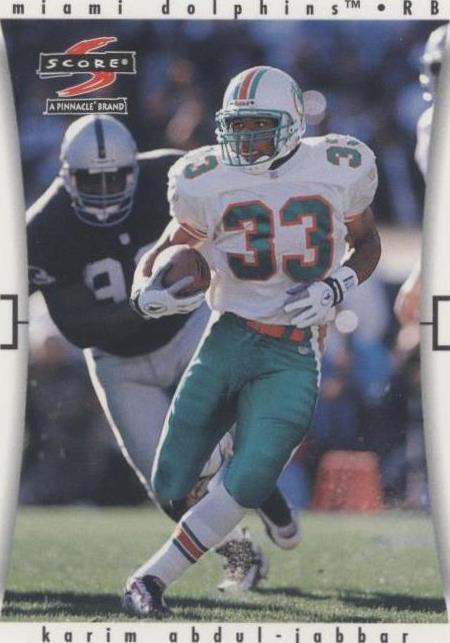 1997 Score Karim Abdul-Jabbar #212