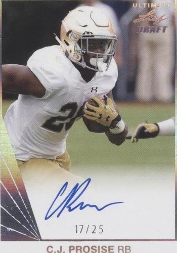 2016 Leaf Ultimate Draft C.J. Prosise #BA-CJP