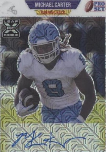 2021 Leaf Pro Set Metal Michael Carter #PA-MC1