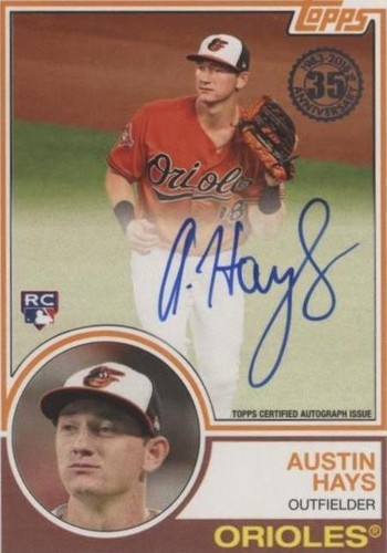 2018 Topps - Austin Hays #83A-AH