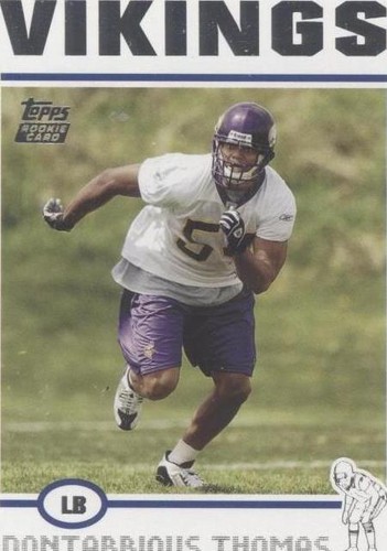 2004 Topps Dontarrious Thomas #332