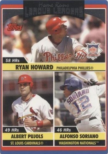 2006 Topps Updates & Highlights - Albert Pujols Alfonso Soriano Ryan Howard #UH210