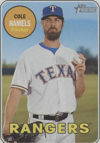 2018 Topps Heritage - Cole Hamels #408