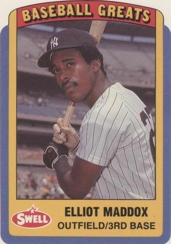 1990 Swell Baseball Greats #109 Elliot Maddox | eBay