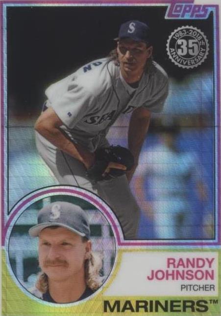 Randy Johnson Baseball 2018 Season Sports Trading Cards Randy Johnson Baseball 2018 Season Sports Trading Cards