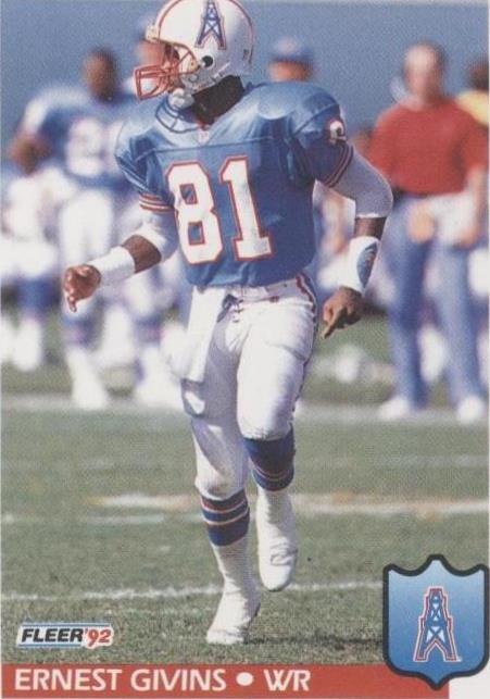 1992 Fleer Ernest Givins #146