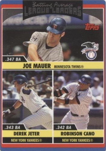 2006 Topps Updates & Highlights - Derek Jeter Joe Mauer Robinson Cano #UH203