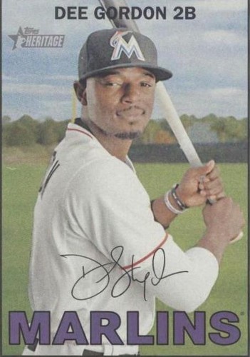 2016 Topps Heritage - Dee Gordon #254