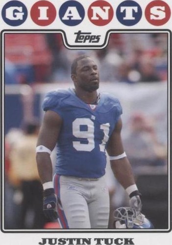 2008 Topps Justin Tuck #218