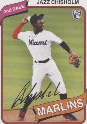2021 Topps Throwback Thursday #TBT - Jazz Chisholm #58