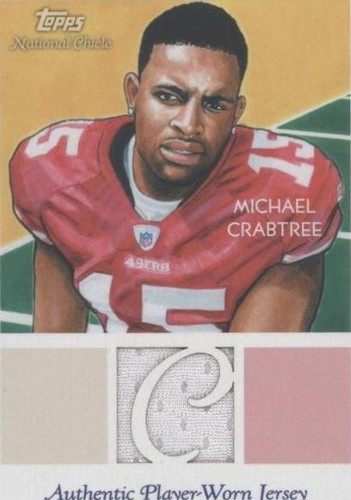 2009 Topps National Chicle Michael Crabtree #NCR-MC
