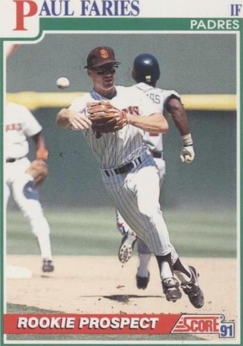 1991 Score - Paul Faries #711