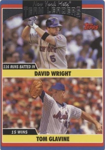 2006 Topps Updates & Highlights - David Wright Tom Glavine #UH291