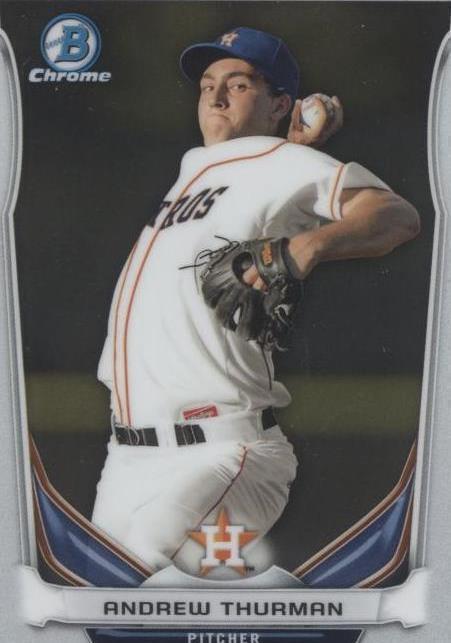 2014 Bowman Chrome - Andrew Thurman #PS-AT