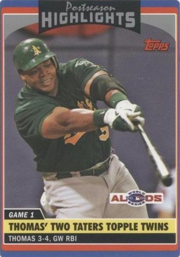 2006 Topps Updates & Highlights - Frank Thomas #UH185