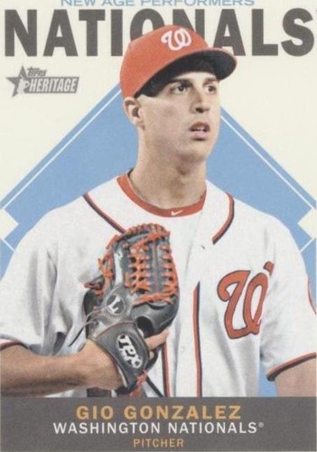2013 Topps Heritage - Gio Gonzalez #NAP-GG