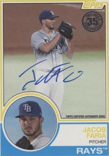 2018 Topps - Jacob Faria #83A-JF