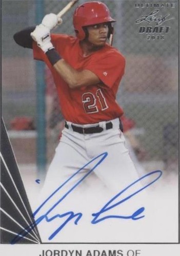 2018 Leaf Ultimate Draft - Jordyn Adams #BA-JA2