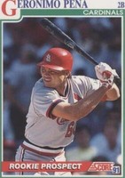 1991 Score - Geronimo Pena #717