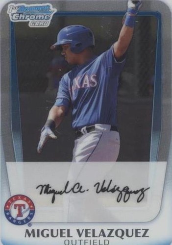 2011 Bowman Chrome - Miguel Velazquez #BCP153