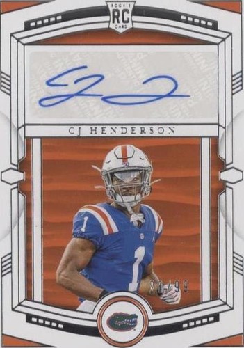 2020 Panini National Treasures Collegiate CJ Henderson #4