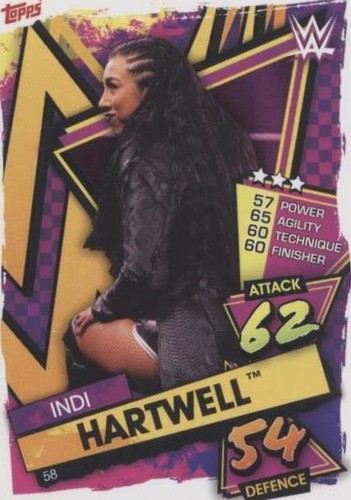 2021 Topps WWE Slam Attax - Indi Hartwell #58