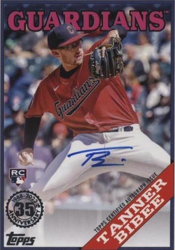 2023 Topps Update Series - Tanner Bibee #88BAU-TBI
