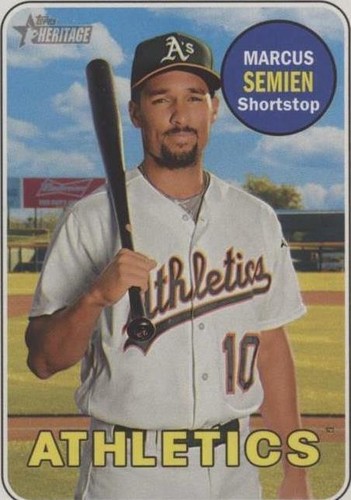 2018 Topps Heritage - Marcus Semien #346