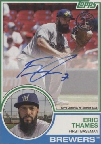2018 Topps - Eric Thames #83A-ET