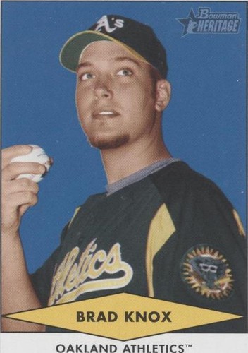 2007 Bowman Heritage - Brad Knox #BHP32