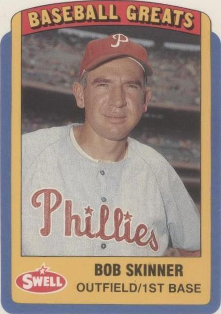 1990 Swell Baseball Greats - Bob Skinner #129