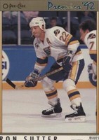 1991-92 O-Pee-Chee Premier - Ron Sutter #95