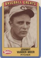 1990 Swell Baseball Greats - Johnny Vander Meer #99