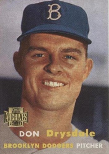 2001 Topps Archives - Don Drysdale #321