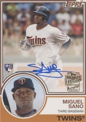 2016 Topps Archives - Miguel Sanó #FFA-MS