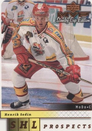 1999-00 Upper Deck MVP Stanley Cup Edition - Henrik Sedin #218