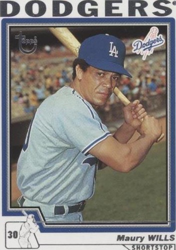 2004 Topps Retired Signature Edition - Maury Wills #29