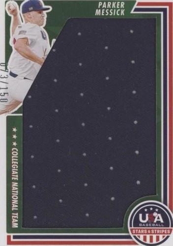 2022 Panini USA Baseball Stars & Stripes - Parker Messick #JUM-PM