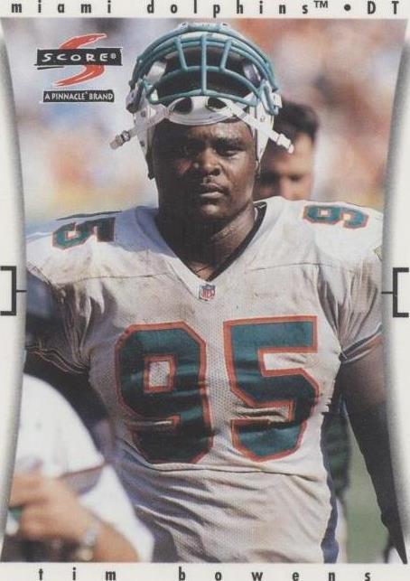 1997 Score Tim Bowens #167