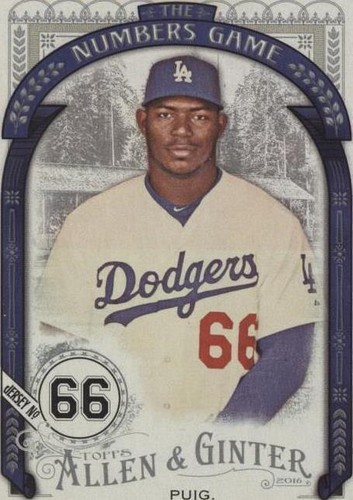 2016 Topps Allen & Ginter - Yasiel Puig #NG-17