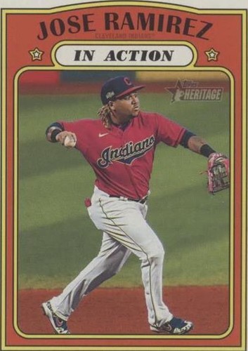 2021 Topps Heritage - Jose Ramirez #298