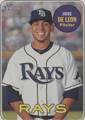 2018 Topps Heritage - Jose De Leon #383