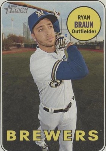 2018 Topps Heritage - Ryan Braun #406