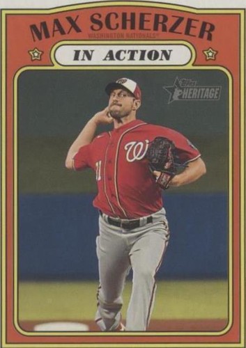 2021 Topps Heritage - Max Scherzer #182