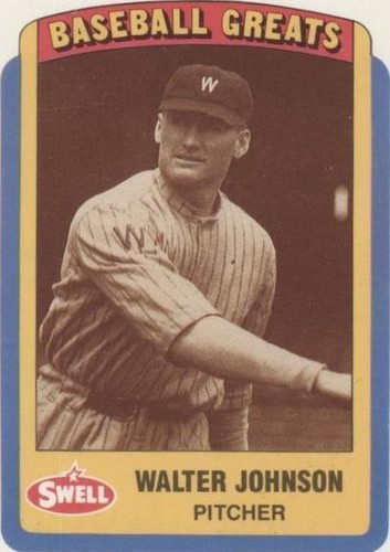 1990 Swell Baseball Greats - Walter Johnson #75