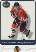 2001-02 Fleer Greats of the Game - Steve Larmer #24