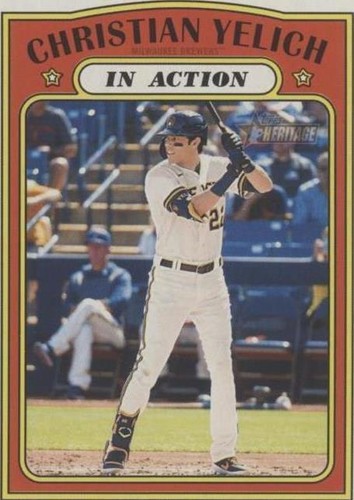 2021 Topps Heritage - Christian Yelich #252